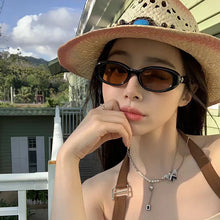 Lade das Bild in den Galerie-Viewer, Sunglasses sun Shades Oval Small Frame European and American Hot Girl Holiday UV Protection unisex

