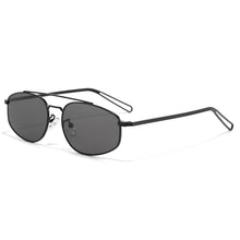 Load image into Gallery viewer, Sunglasses sun Shades Metal Small Frame Female High Sense Men's Double Beam Oval Aviator unisex
