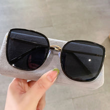 Lade das Bild in den Galerie-Viewer, Sunglasses sun Shades Milky White High Grade to Make Big Face Thin Looked Square Polarized unisex
