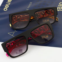 Lade das Bild in den Galerie-Viewer, Sunglasses sun Shades Fashion Daikin Chain Gold Plated Twist Leg Punk unisex
