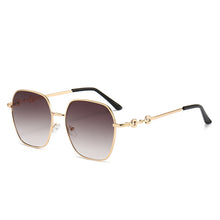 Lade das Bild in den Galerie-Viewer, Sunglasses sun Shades Women's Korean Style Chic and Unique Large Rim Street Metal unisex
