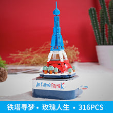 Load image into Gallery viewer, Xmas ornaments Christmas  Creative Decorations Tree Building Blocks Music Box Music Box Toy Decoration Xmas gift
