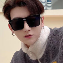 Load image into Gallery viewer, Sunglasses sun Shades Large Frame One Piece Mirror for Couples Personalized Hip Hop Street UV Protection unisex
