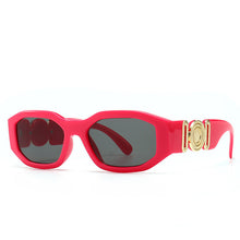 Lade das Bild in den Galerie-Viewer, Sunglasses sun Shades Vintage Men's and Women's Diamond Shaped Metal Large Logo Head Personalized unisex
