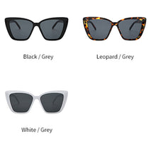 Load image into Gallery viewer, Sunglasses sun Shades Large Frame Cat Eye Advanced Black Full Frame unisex
