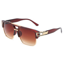 Lade das Bild in den Galerie-Viewer, Sunglasses sun Shades Fashion Hinge Outdoor Plain Men and Women Frame Box Retro Fashion unisex
