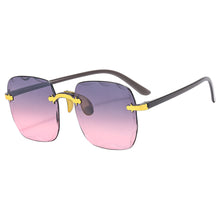 Lade das Bild in den Galerie-Viewer, Sunglasses sun Shades Frameless Trimming Trendy Women's Fashionable UV Protection unisex
