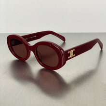 Load image into Gallery viewer, Sunglasses sun Shades Oval French Retro High Street White Cat Eye Women unisex
