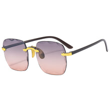 Lade das Bild in den Galerie-Viewer, Sunglasses sun Shades Frameless Trimming Trendy Women's Fashionable UV Protection unisex
