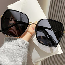 Load image into Gallery viewer, Sunglasses sun Shades Polarized Women's Large Frame Metal UV Protection Korean Style unisex
