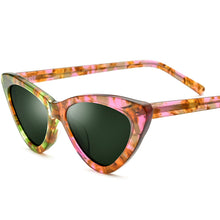 Lade das Bild in den Galerie-Viewer, Sunglasses sun Shades Small Frame Polarized Fashion Triangle Women's Retro Plate Cats' Eye unisex
