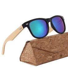 Load image into Gallery viewer, Sunglasses sun Shades Fashion Classic Metal Rice Nail Bamboo Wood unisex
