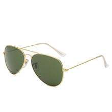 Lade das Bild in den Galerie-Viewer, Sunglasses sun Shades Pilot Tempered Glass Sheet Popular Style Driving Aviator unisex
