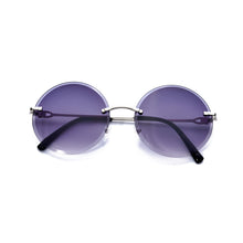 Lade das Bild in den Galerie-Viewer, Sunglasses sun Shades Summer Ocean Lens round Frame Hot Selling Couple Stainless Steel unisex
