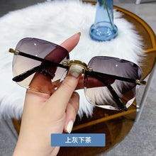 Lade das Bild in den Galerie-Viewer, Sunglasses sun Shades Frameless Trimming Trendy Women's Fashionable UV Protection unisex
