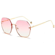 Load image into Gallery viewer, Sunglasses sun Shades Trendy Women's Fashion Frameless Trimming UV Proof Temperament to Make Big Face Thin Looked unisex
