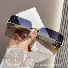 Lade das Bild in den Galerie-Viewer, Sunglasses sun Shades Fashionable All Match Frameless Trimming Craft Trend Street Snap Driving unisex
