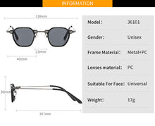 Load image into Gallery viewer, Sunglasses sun Shades Small Frame Personalized Hip Hop Avant Garde Men Women's unisex
