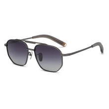 Load image into Gallery viewer, Sunglasses sun Shades Pure Titanium Polarized Fashion Large Rim Square Frame with Myopic Option UV Protection unisex
