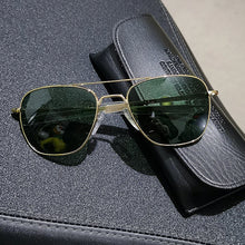Lade das Bild in den Galerie-Viewer, Bayonet Straight Leg Sunglasses Anti-Fall Tempered Glass Inner Coating Sunglasses Drivers Glasses for Driving
