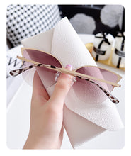 Load image into Gallery viewer, Sunglasses sun Shades Summer Fashion Metal Half Frame Butterfly Frame Personalized Street Trendy unisex
