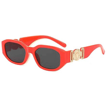 Lade das Bild in den Galerie-Viewer, Sunglasses sun Shades Vintage Men's and Women's Diamond Shaped Metal Large Logo Head Personalized unisex
