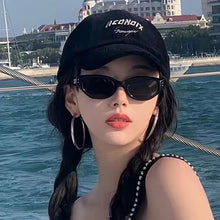 Load image into Gallery viewer, Sunglasses sun Shades Retro Narrow Frame Cat Eye Small Frame Women's High Grade screen Street UV Protection unisex

