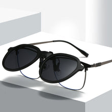 Load image into Gallery viewer, Sunglasses sun Shades Trendy Children's Clip Tr Frame Reflective Lenses Film Hanger unisex
