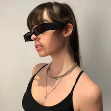 Load image into Gallery viewer, Sunglasses sun Shades Small Square Box Fashion Cats' Eye Modern Cool Personality unisex
