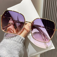 Load image into Gallery viewer, Sunglasses sun Shades Polarized Women's Large Frame Metal UV Protection Korean Style unisex
