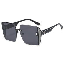 Load image into Gallery viewer, Sunglasses sun Shades Fashion Frameless Trimming Large Square Frame UV Protection unisex
