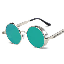 Lade das Bild in den Galerie-Viewer, Sunglasses sun Shades Steampunk Stylish round Retro Trendy unisex
