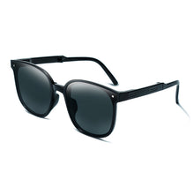 Load image into Gallery viewer, Sunglasses sun Shades Folding Female Dark Plum Purple Face Summer UV Protection unisex
