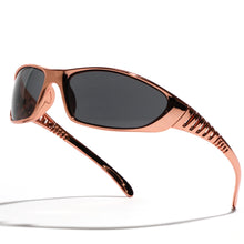 Lade das Bild in den Galerie-Viewer, Sunglasses sun Shades Silver Multicolor Cutout Future Technology Hot Girl Female Fashion unisex
