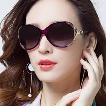 Load image into Gallery viewer, Sunglasses sun Shades Polarized Women's round Face UV Proof Fashion Stylish Large Frame Slimming unisex
