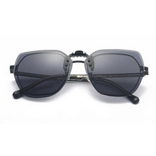 Lade das Bild in den Galerie-Viewer, Sunglasses sun Shades Can Be Turned up Clip Frameless Light Polygon Men's and Women's unisex
