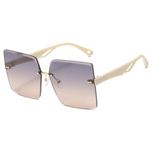 Load image into Gallery viewer, Sunglasses sun Shades Frameless Trimming Good looking Plain Street Fashionable Elegant Proof Fashionable unisex
