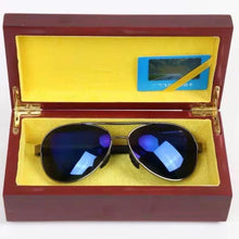 Load image into Gallery viewer, Sunglasses sun Shades Red Wood Box Polarized Men Women Aviator unisex
