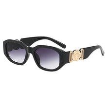 Lade das Bild in den Galerie-Viewer, Sunglasses sun Shades Vintage Men's and Women's Diamond Shaped Metal Large Logo Head Personalized unisex
