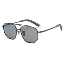 Load image into Gallery viewer, Sunglasses sun Shades Pure Titanium Polarized Fashion Large Rim Square Frame with Myopic Option UV Protection unisex
