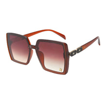 Lade das Bild in den Galerie-Viewer, Sunglasses sun Shades Large Frame H Women's Fashion UV Protection Korean Classic Style unisex
