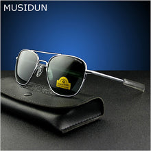 Lade das Bild in den Galerie-Viewer, Bayonet Straight Leg Sunglasses Anti-Fall Tempered Glass Inner Coating Sunglasses Drivers Glasses for Driving
