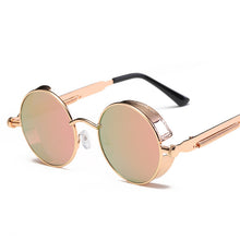 Lade das Bild in den Galerie-Viewer, Sunglasses sun Shades Steampunk Stylish round Retro Trendy unisex
