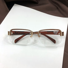 Load image into Gallery viewer, Sunglasses sun Shades Half Frame Perforated Men's Square Crystal Glass Crystal shade unisex
