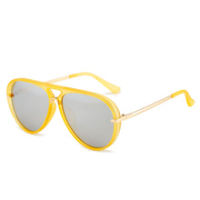 Lade das Bild in den Galerie-Viewer, Sunglasses sun Shades All Match Riding Fashion Large Rim Aviator Trendy Vintage unisex
