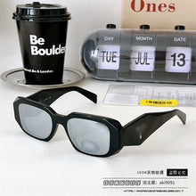Lade das Bild in den Galerie-Viewer, Sunglasses sun Shades Female Irregular with Personality Plate unisex
