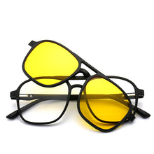 Load image into Gallery viewer, Sunglasses sun Shades Magnetic Set of Polarized Men Driving Night Vision Goggles Clip Women Myopia Frame unisex

