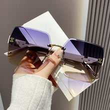Lade das Bild in den Galerie-Viewer, Sunglasses sun Shades Quality Frameless Make Your Face Look Small High End Fashion unisex
