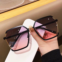 Load image into Gallery viewer, Sunglasses sun Shades Trendy Women's Big Frame Face Slimming Plain High Grade Sense Fashion unisex
