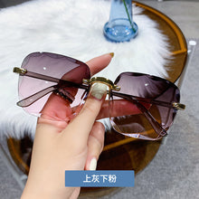 Lade das Bild in den Galerie-Viewer, Sunglasses sun Shades Frameless Trimming Trendy Women's Fashionable UV Protection unisex
